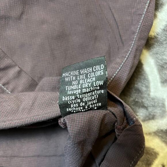 Kuhl Outdoor Performance Button Up Mens Small Lightweight Ripstop Nylon Stealth - Picture 7 of 10